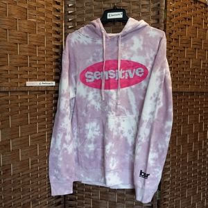 BSR By Samii Ryan Sensitive Tie Dye Hooded Sweatshirt NWOT